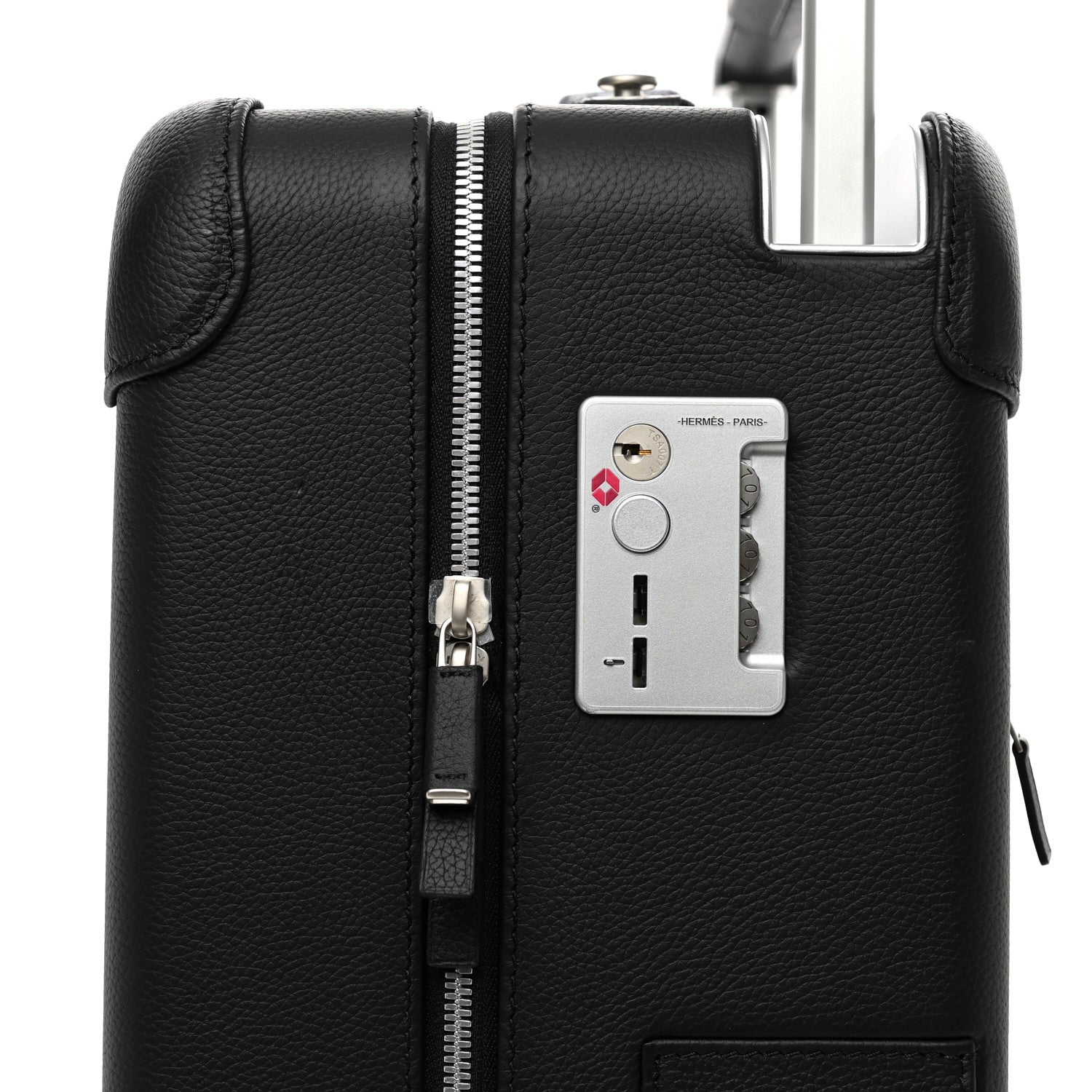 Hermes Taurillon Regate Militaire Sports Toile R.M.S. Trolley Case Luggage Black 6 of 9
