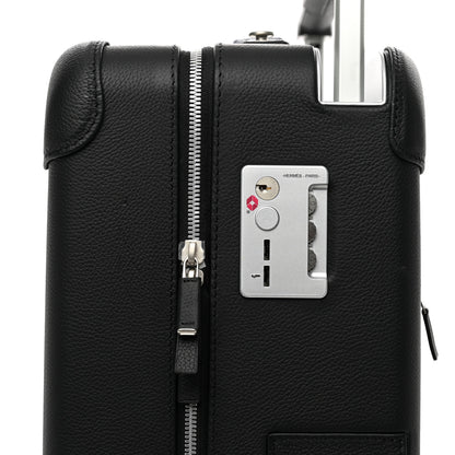 Hermes Taurillon Regate Militaire Sports Toile R.M.S. Trolley Case Luggage Black 6 of 9