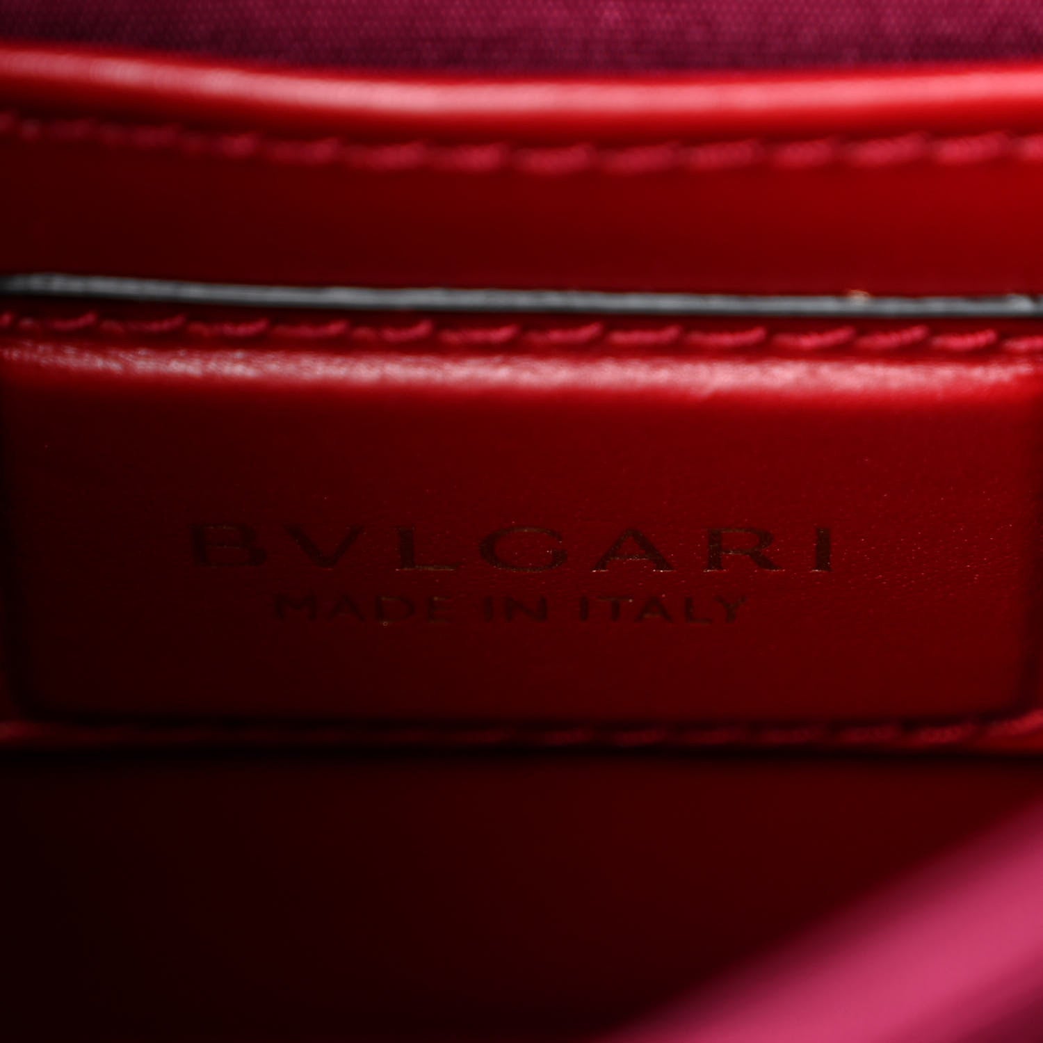 Bulgari Calfskin Serpenti Forever Top Handle Red 6 of 11