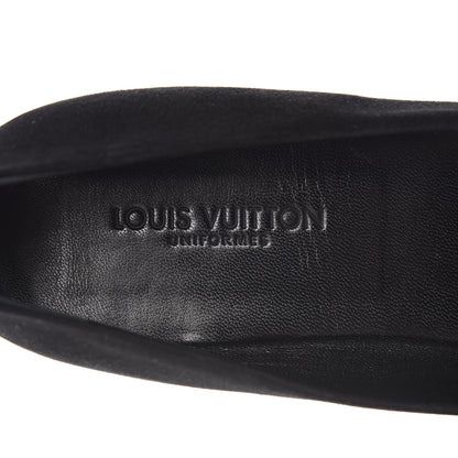 Louis Vuitton Suede Monogram Uniformes Ballet Flats 40 Black 7 of 10