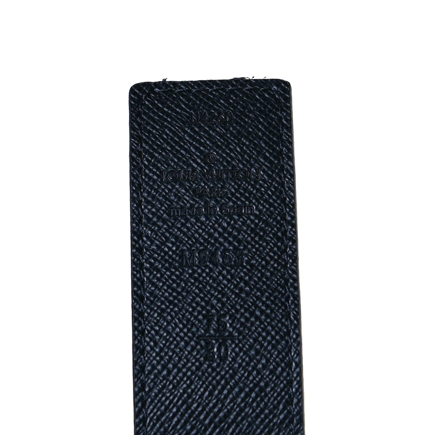 Calfskin Monogram 30mm LV Initiales Reversible Belt 75 30 Black