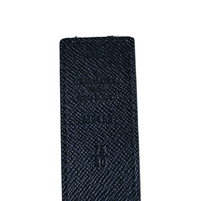 Louis Vuitton Calfskin Monogram 30mm LV Initiales Reversible Belt 75 30 Black 4 of 5
