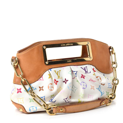 Louis Vuitton Monogram Multicolor Judy PM White 3 of 10