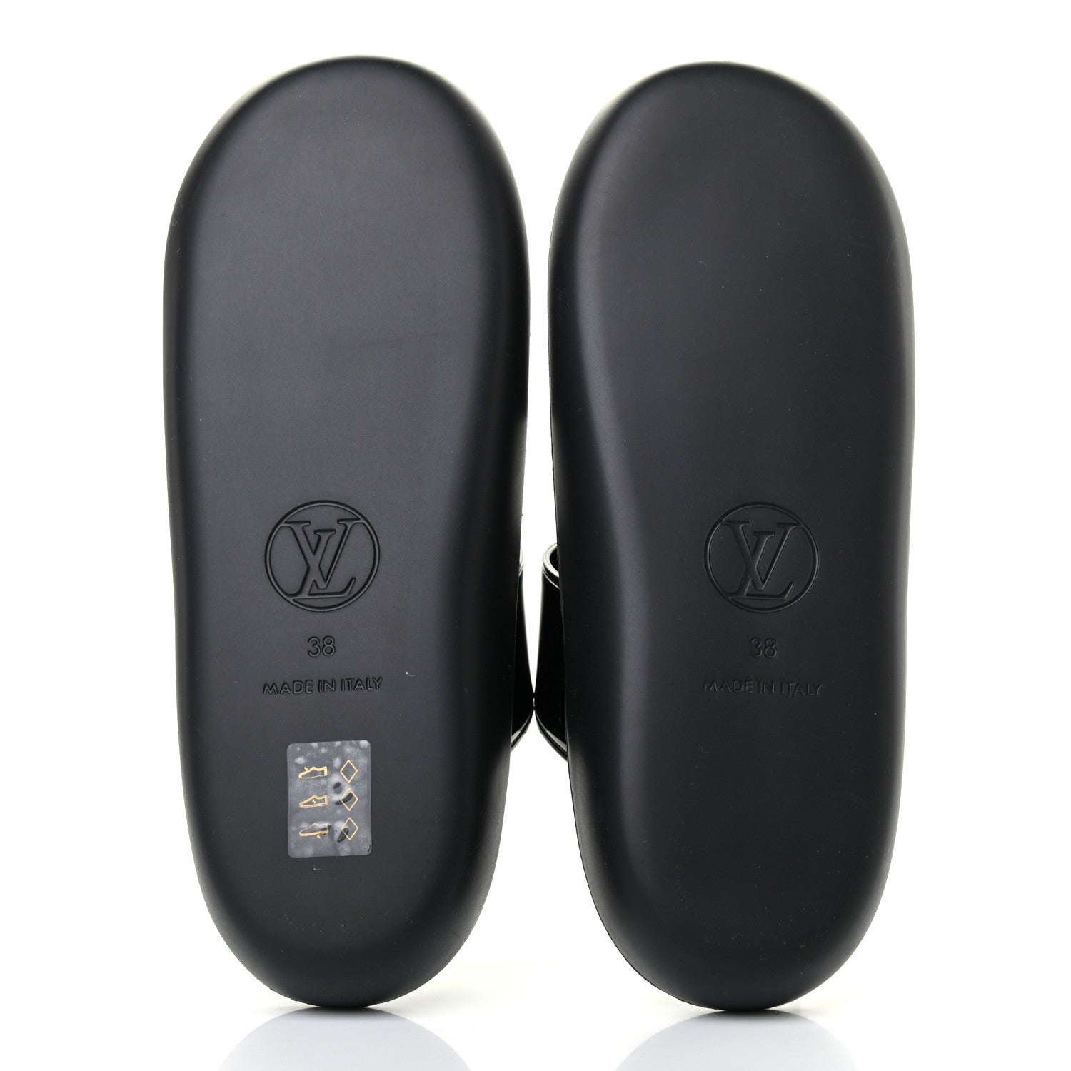 Louis Vuitton Monogram Sunbath Flat Mule Sandals 38 Black 5 of 7