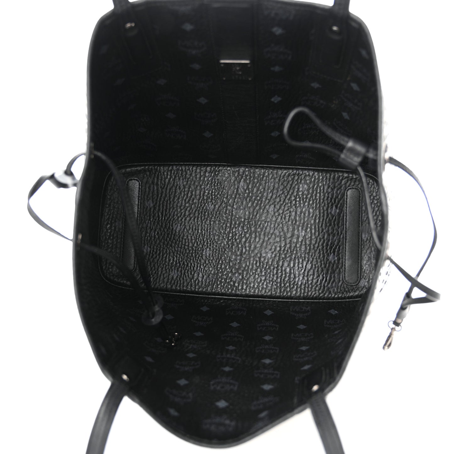 Visetos Medium Liz Reversible Shopper Tote Black