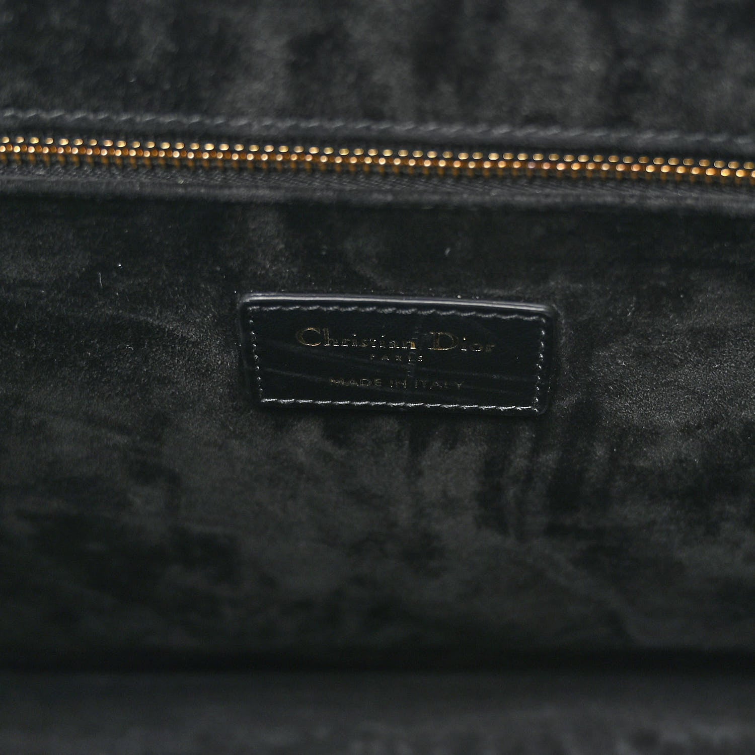 Christian Dior Calfskin Macro Cannage Medium Book Tote Black 6 of 10
