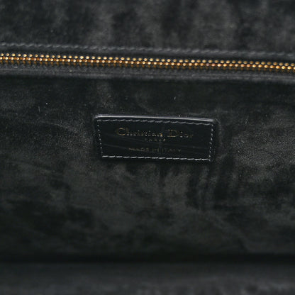 Christian Dior Calfskin Macro Cannage Medium Book Tote Black 6 of 10