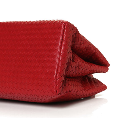 Bottega Veneta Nappa Intrecciato Medium Roma Tote Red 11 of 13