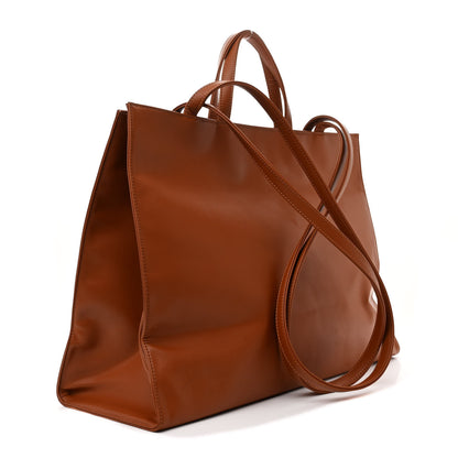 Telfar Vegan Leather Large Shopping Bag Tan 3 of 13