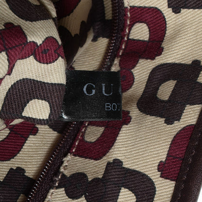 Gucci Guccissima Medium Abbey Shoulder Bag Chocolate 8 of 9