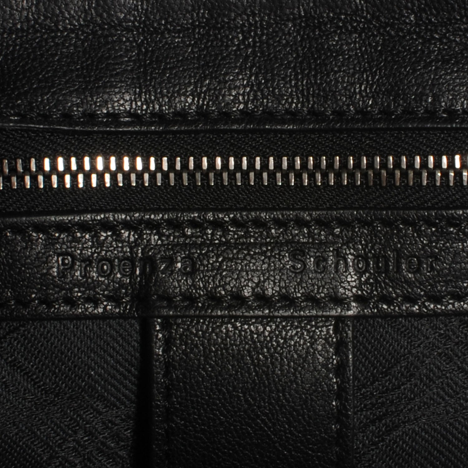 Proenza Schouler Woven Leather PS1 Medium Satchel Black 6 of 14