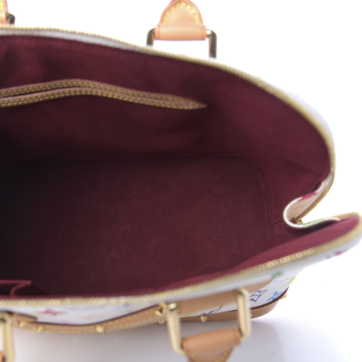 Louis Vuitton Monogram Multicolor Alma White 5 of 10