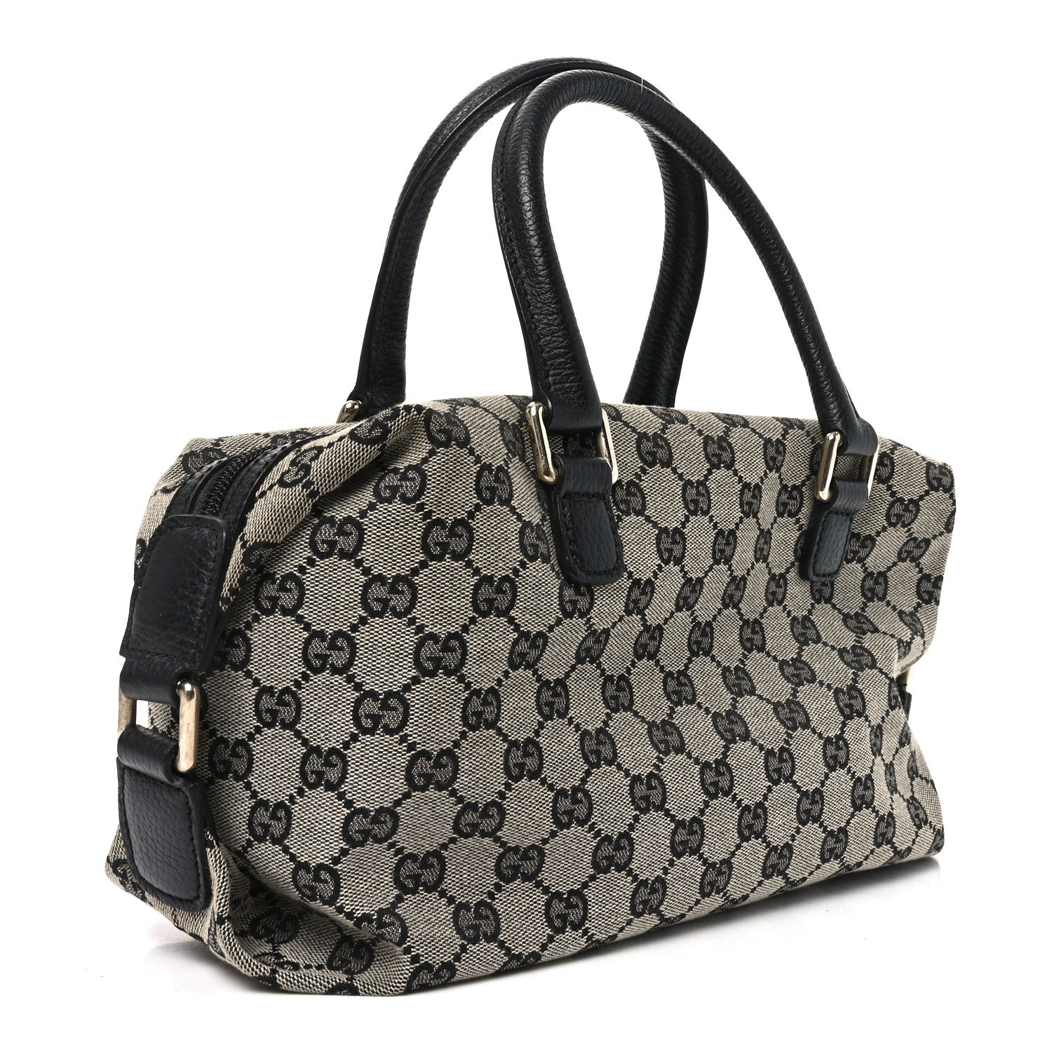 Gucci Monogram Small Boston Black 3 of 10