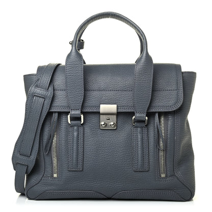 3.1 Phillip Lim Textured Calfskin Medium Pashli Satchel Grey 1 of 4
