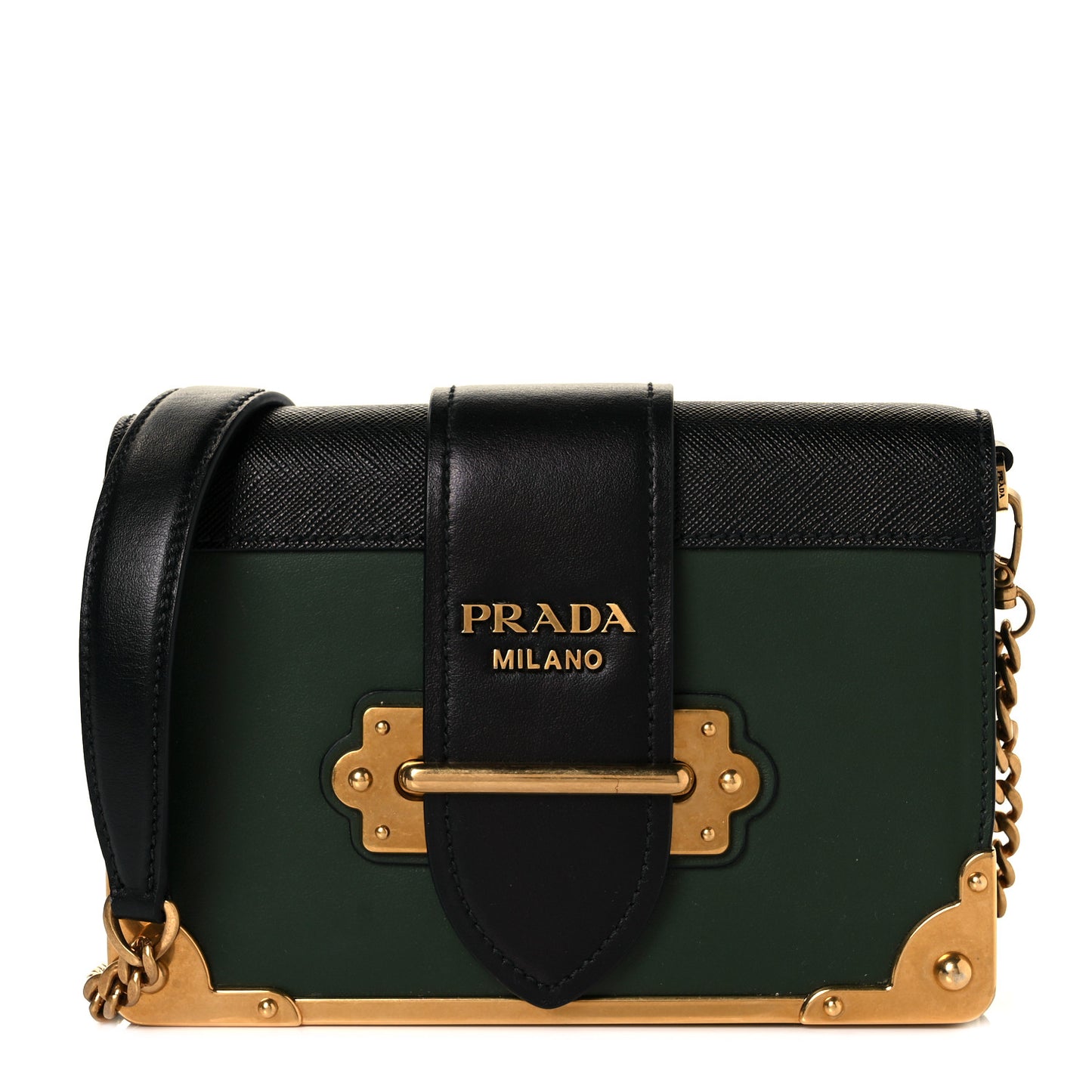 City Calf Saffiano Cahier Bag Foresta Black