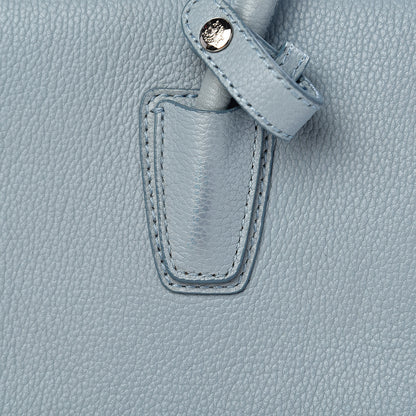 MCM Grained Calfskin Medium Milla Tote Sky Blue 8 of 15