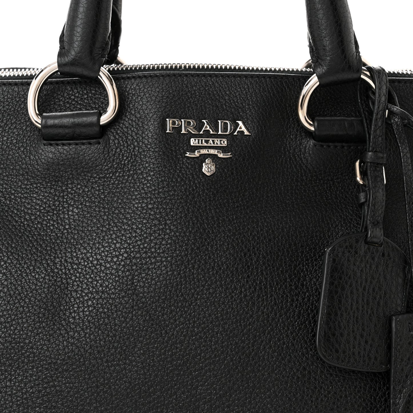 Vitello Daino Tote Black