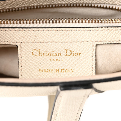 Christian Dior Grained Calfskin Saddle Bag With Strap Latte 10 of 29