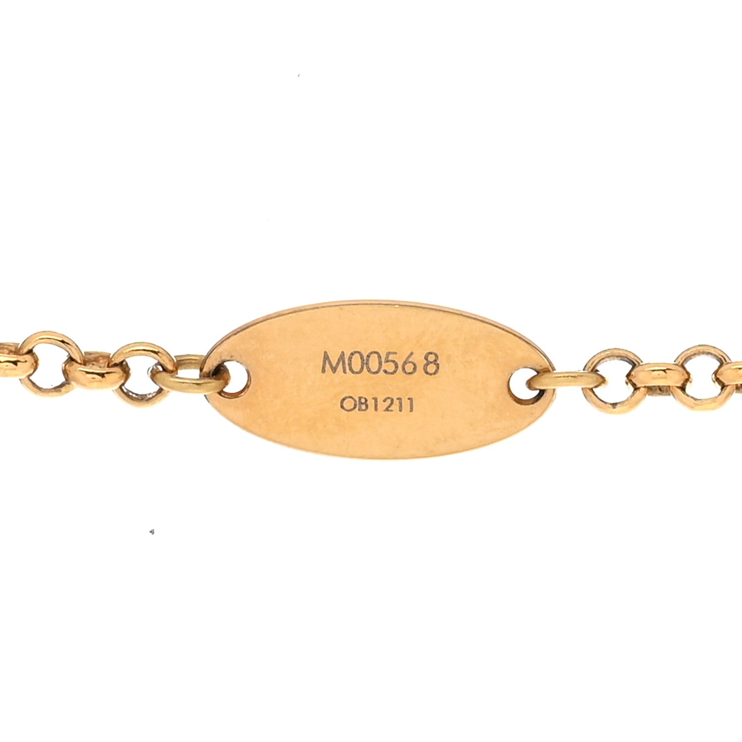 Louis Vuitton Petite Malle Necklace Gold 6 of 7