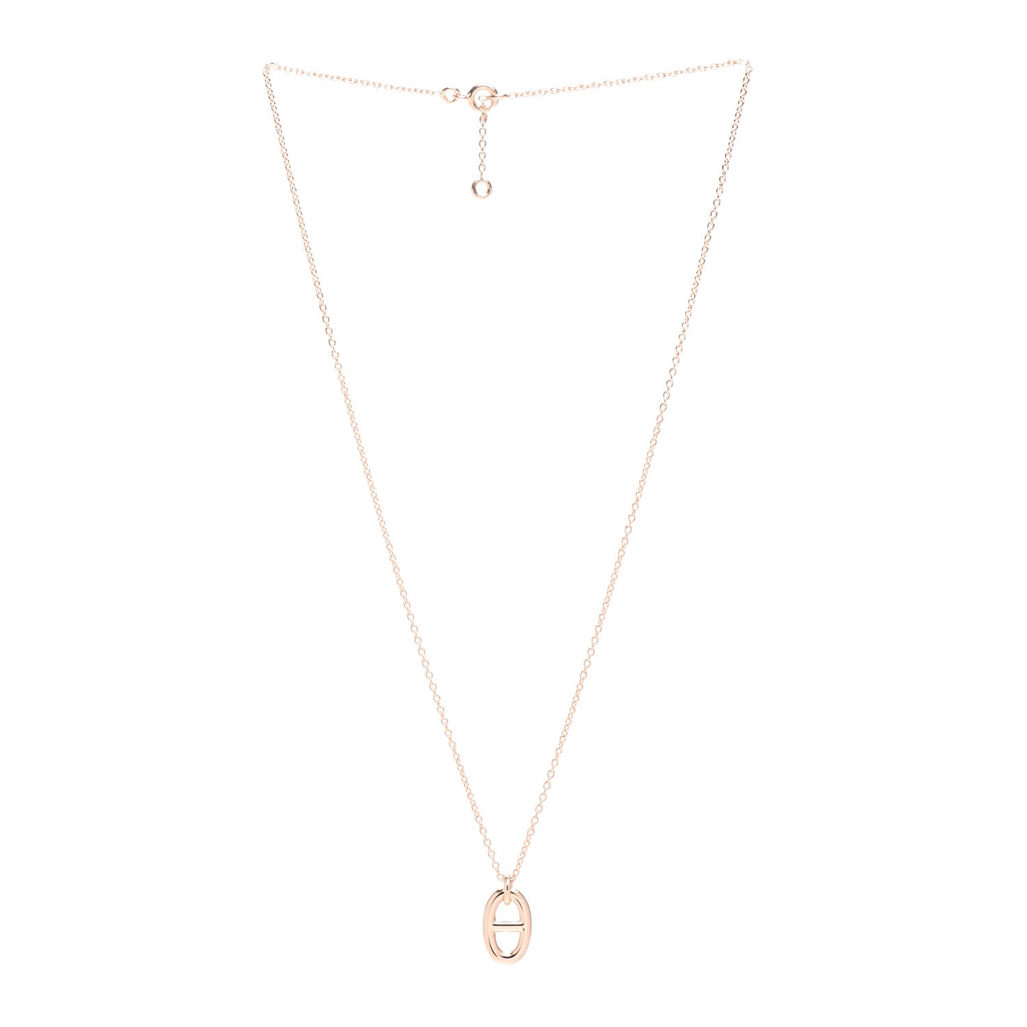 Hermes 18K Rose Gold PM Farandole Pendant Necklace 3 of 6