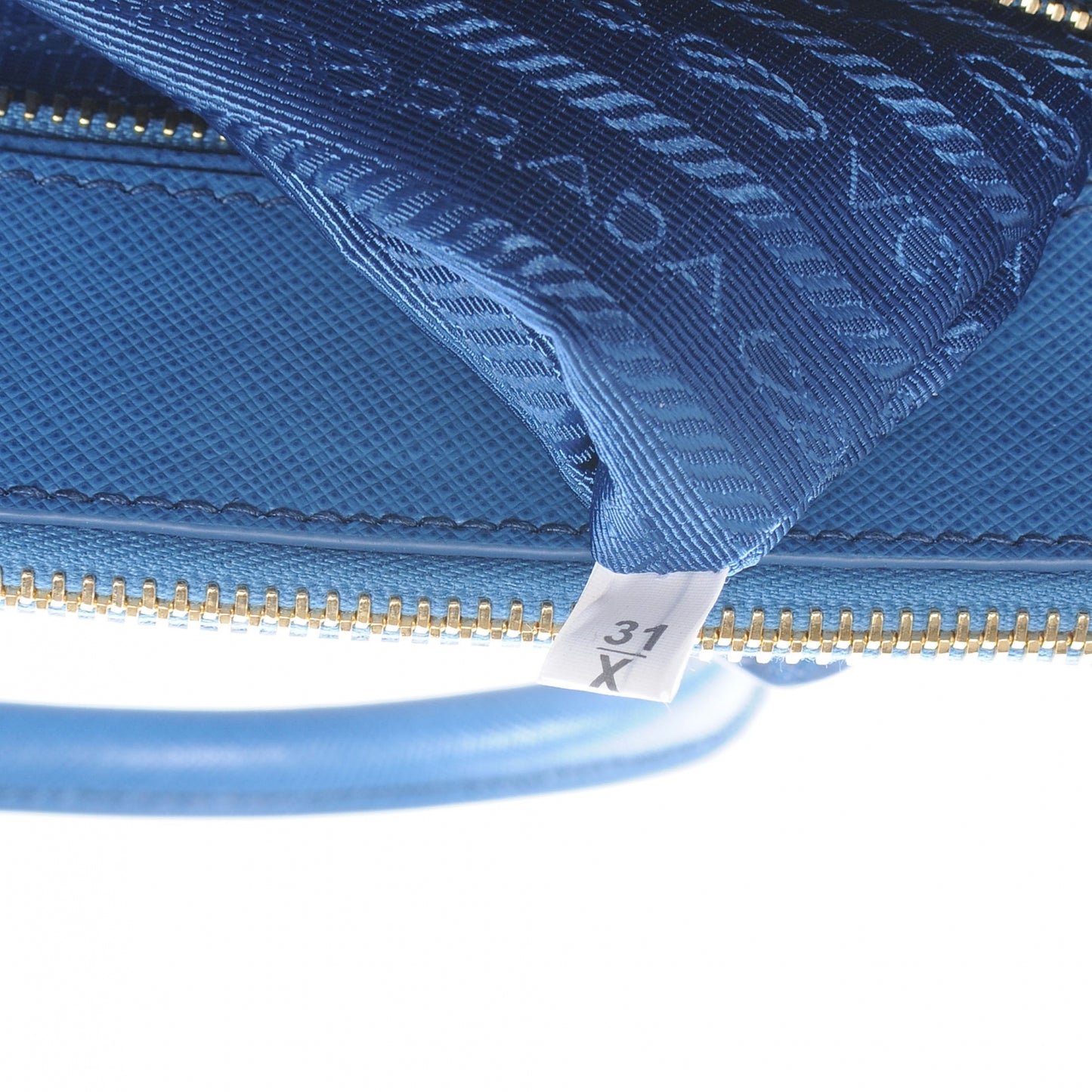 Saffiano Lux Small Tote BN1801 Cobalto