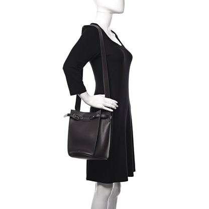 Celine Smooth Calfskin Long Strap Big Bucket Bag Liquorice 2 of 9
