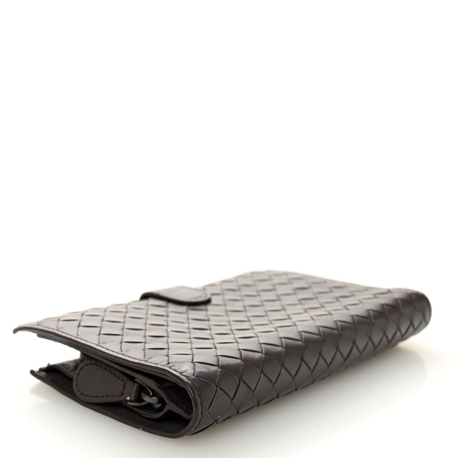 Bottega Veneta Nappa Intrecciato Continental Flap Wallet Quetsche 4 of 9