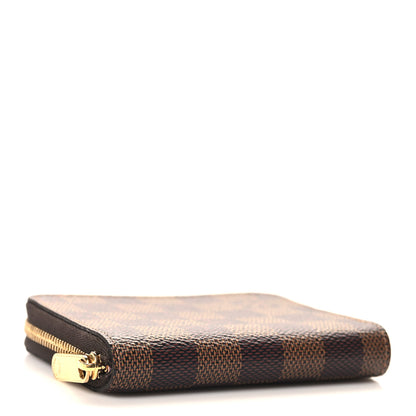 Louis Vuitton Damier Ebene Zippy Coin Purse Rose Ballerine 4 of 6