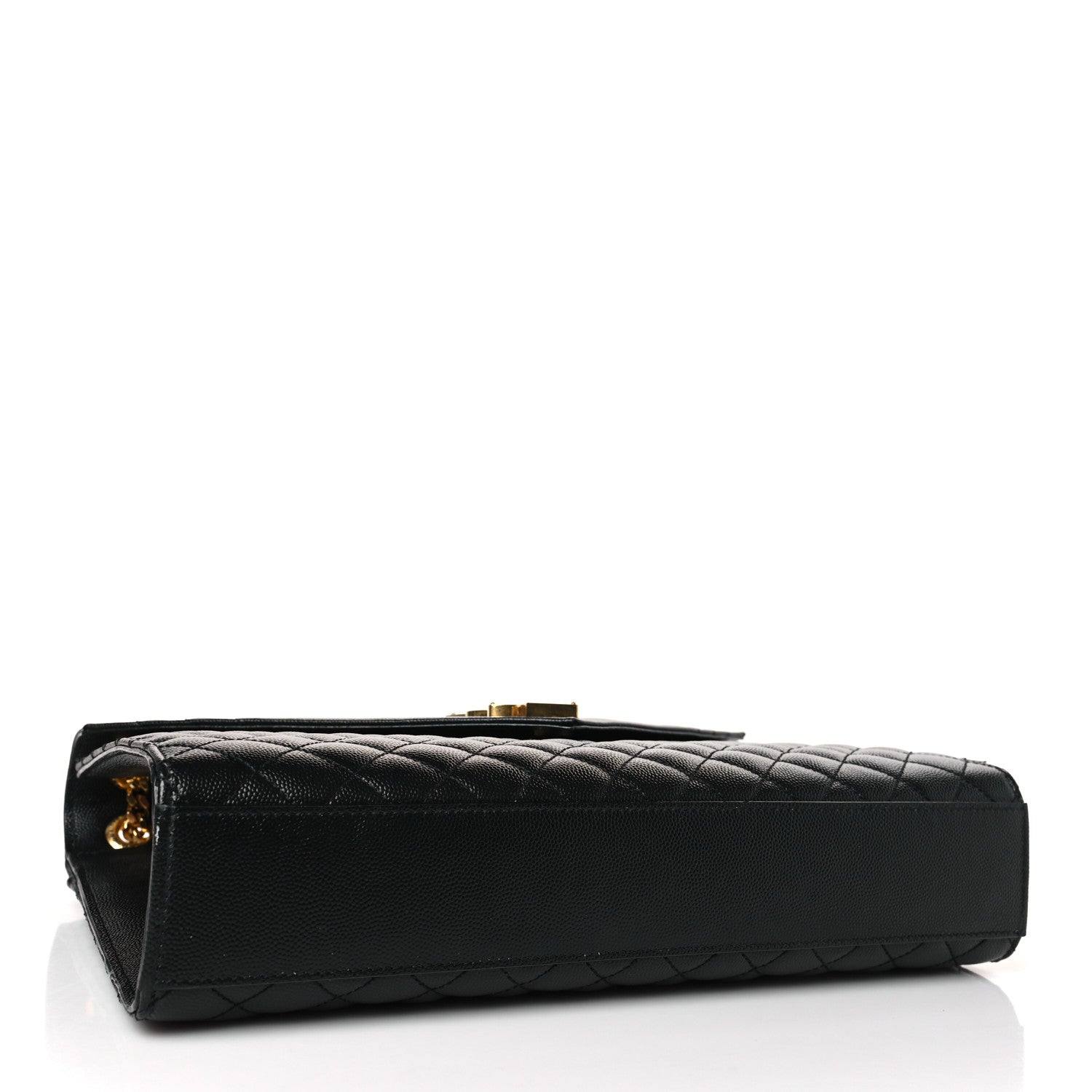 Saint Laurent Grain De Poudre Textured Mixed Matelasse Large Triquilt Monogram Satchel 4 of 8