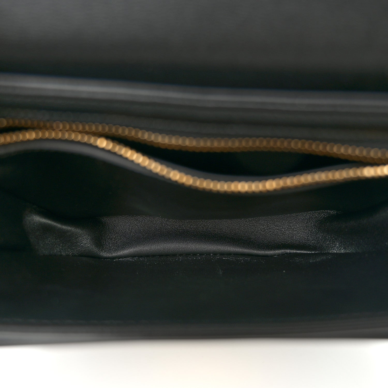 Celine Shiny Calfskin Besace Clea Triomphe Black 3 of 10