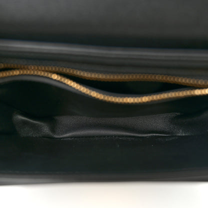 Celine Shiny Calfskin Besace Clea Triomphe Black 3 of 10