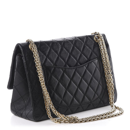 Chanel Aged Calfskin Quilted 2.55 Reissue 226 Flap Black 4 of 12