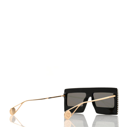 Gucci Acetate Crystal Mask-Frame Sunglasses GG0431S Black 4 of 8