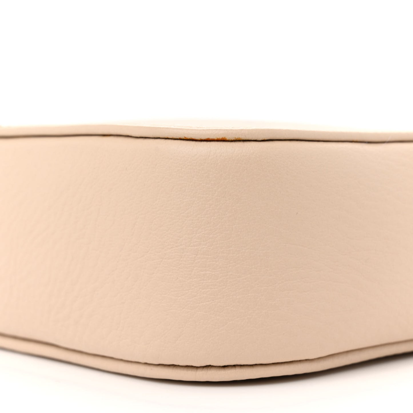 Calfskin Logo XS Everyday Camera Bag Light Beige Black