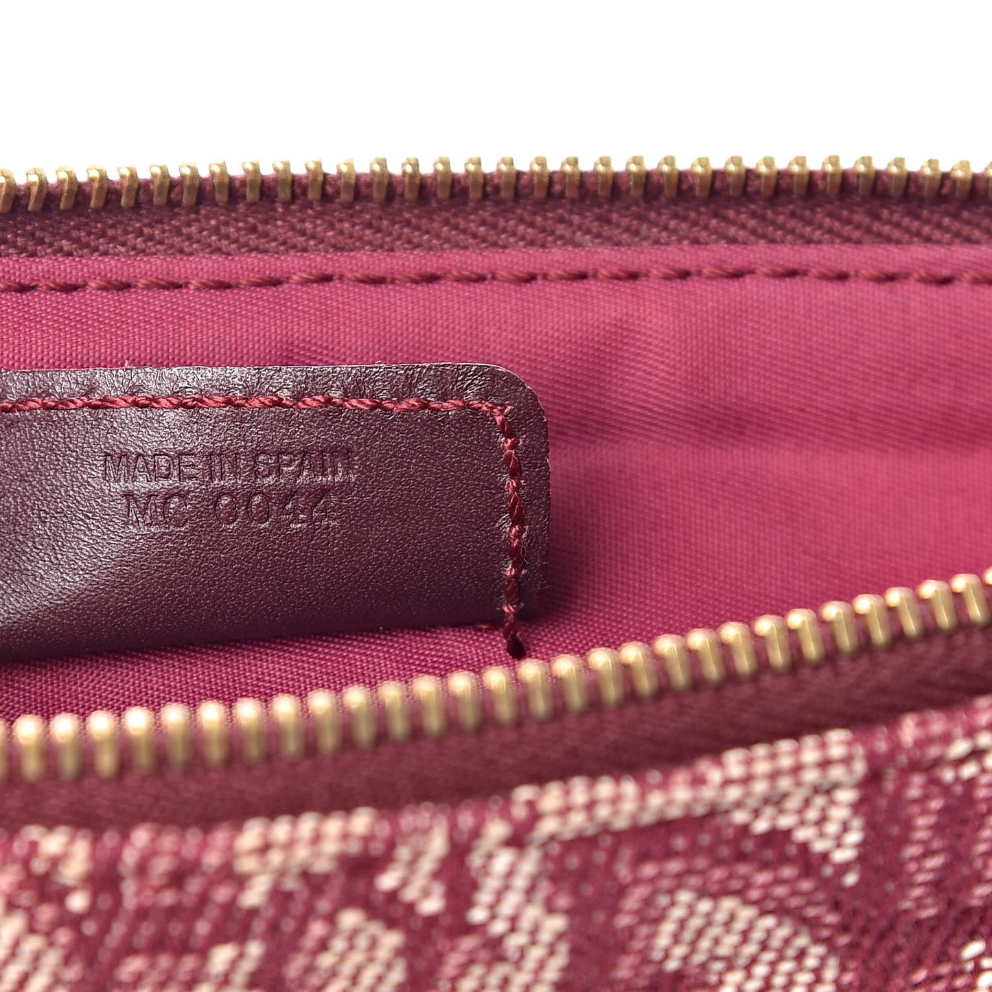 Monogram Mini Saddle Pochette Burgundy