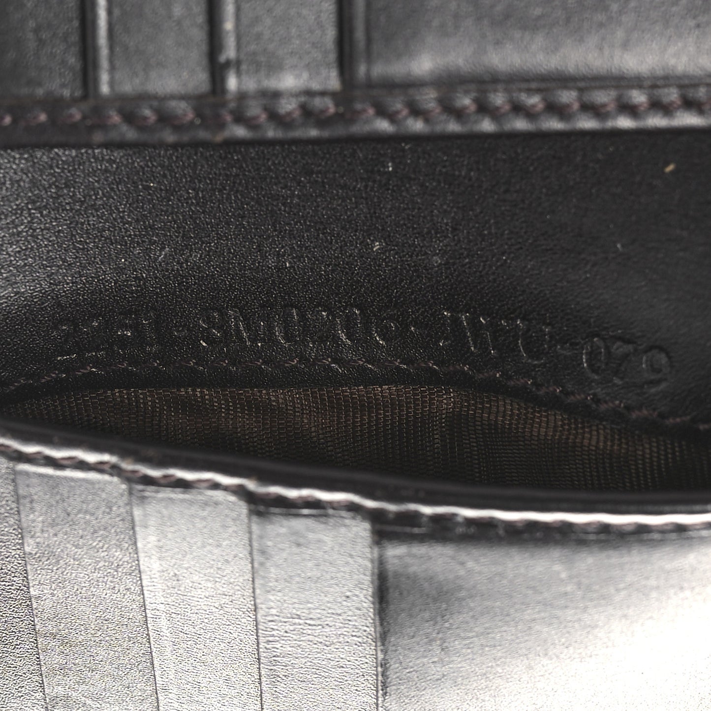 Zucca Cuoio Lucido Compact Wallet Tobacco Moro