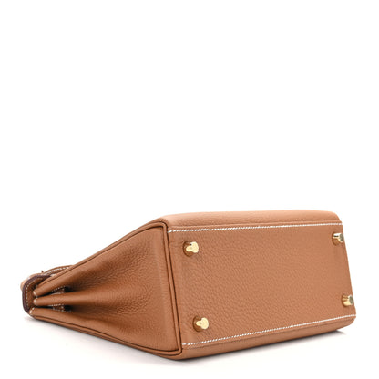 Hermes Togo Kelly Retourne 25 Gold 4 of 10