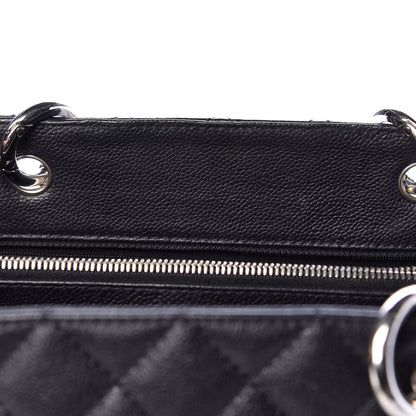 Chanel Caviar Quilted Grand Shopping Tote GST Black 12 of 13