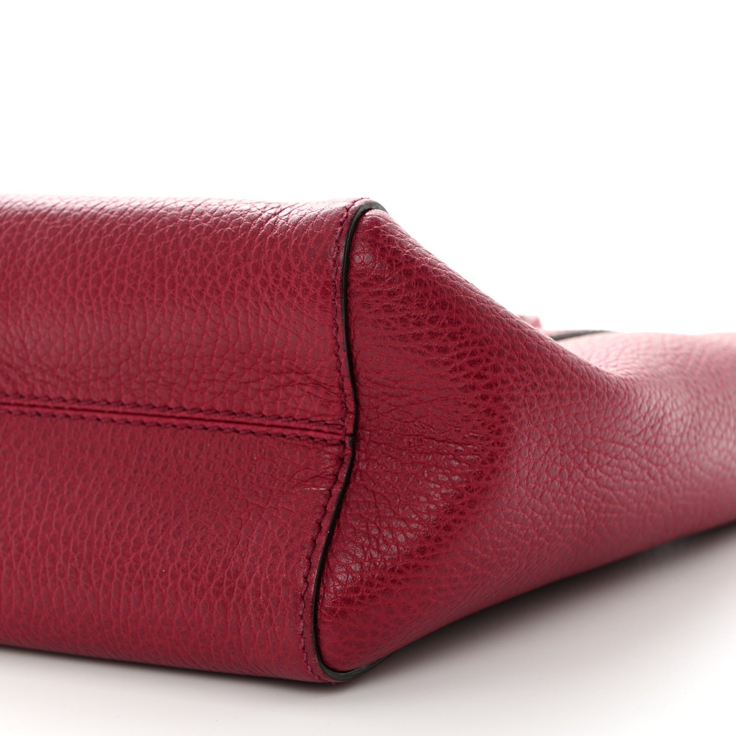 Dollar Calfskin Mini Swing Top Handle Bag Blossom