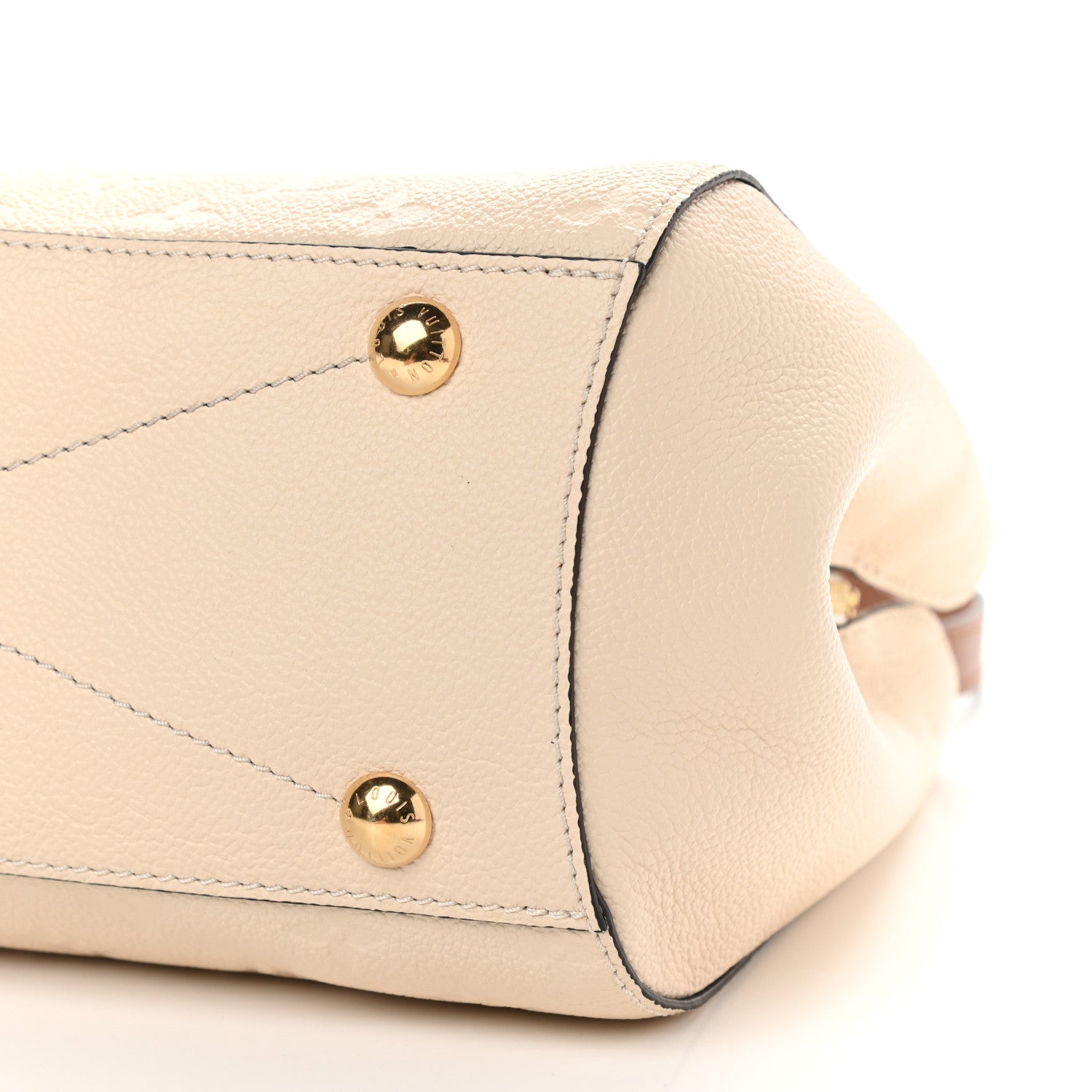 Louis Vuitton Empreinte Braided Montaigne MM Creme Beige Caramel 9 of 9
