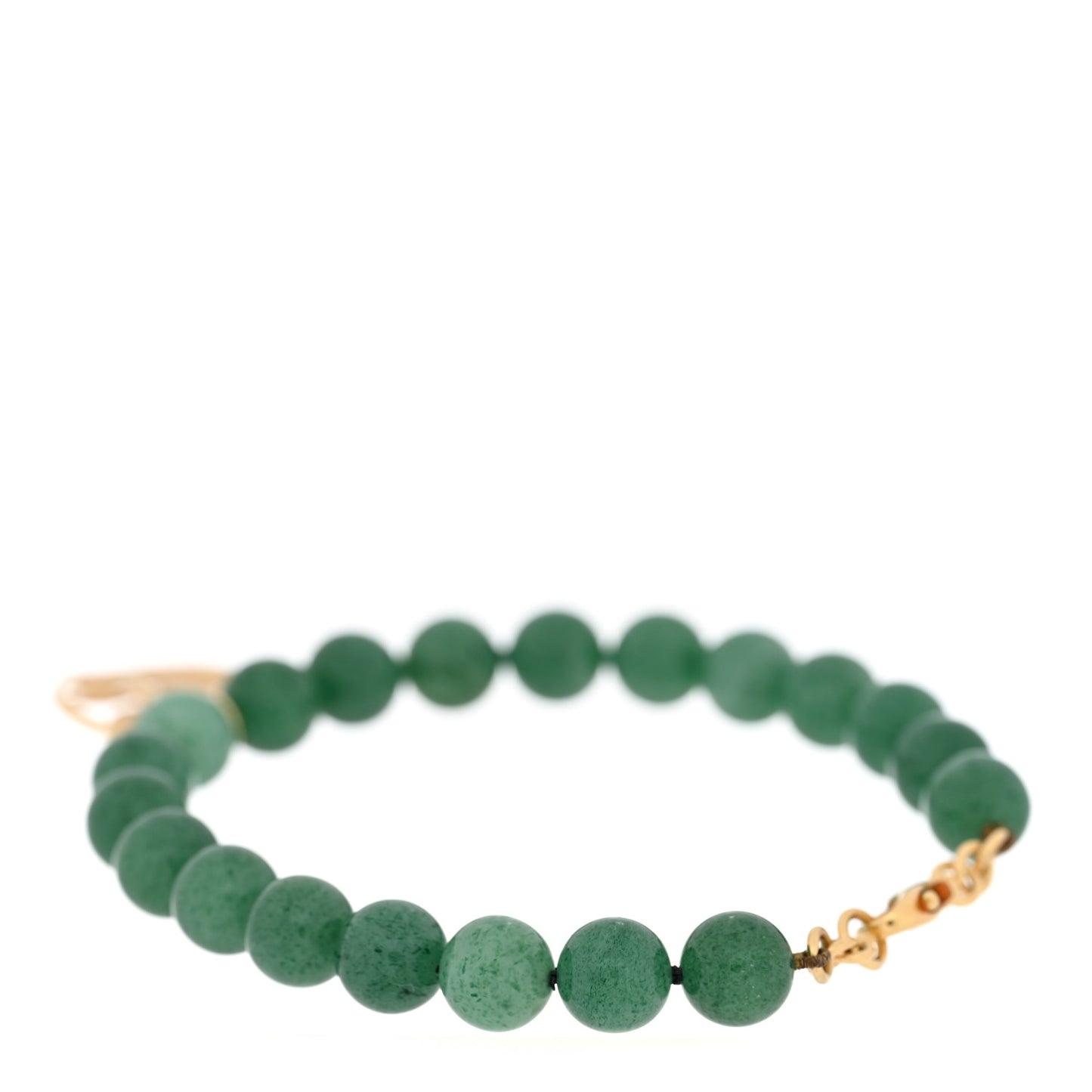 18K Yellow Gold Aventurine Paloma Picasso Villa Paloma Palm Bracelet