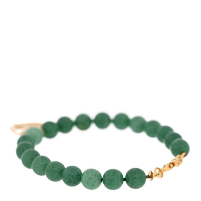 Tiffany 18K Yellow Gold Aventurine Paloma Picasso Villa Paloma Palm Bracelet 2 of 3