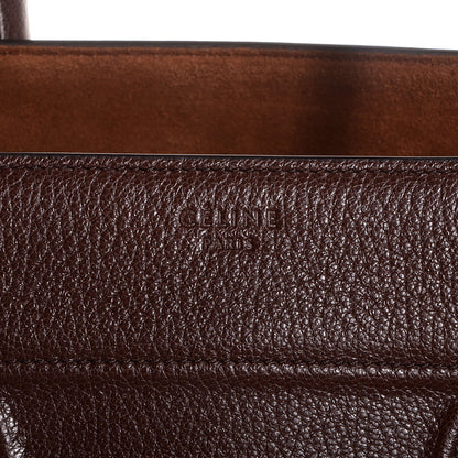 Celine Shiny Grained Calfskin Medium Phantom Luggage Brown 9 of 9