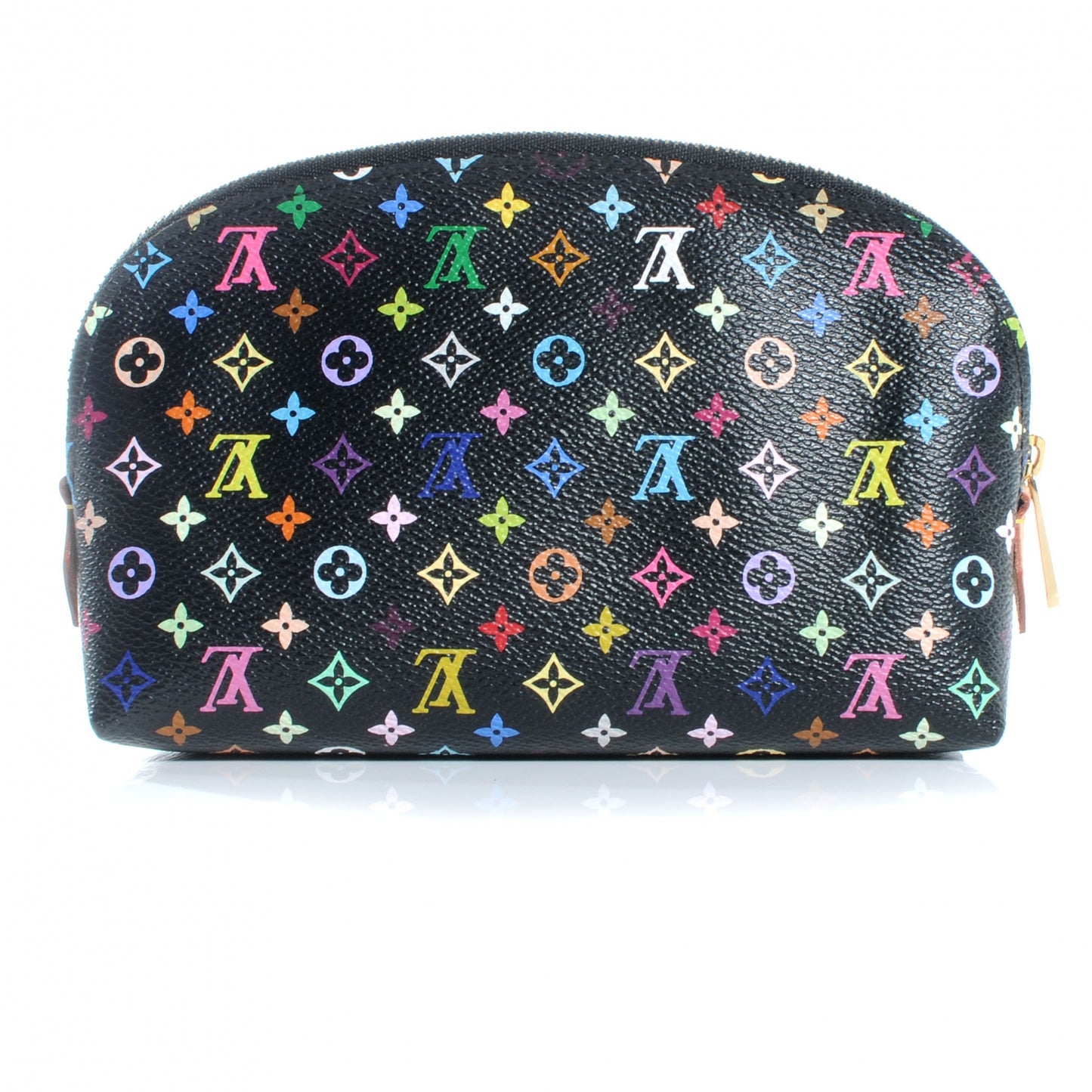 Monogram Multicolor Cosmetic Pouch Black Grenade