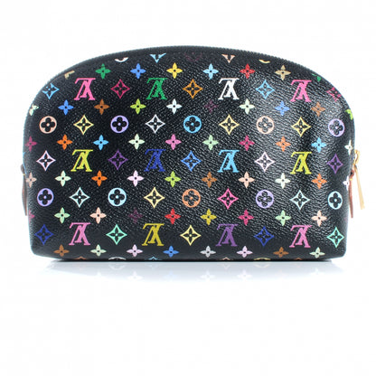 Louis Vuitton Monogram Multicolor Cosmetic Pouch Black Grenade 6 of 8