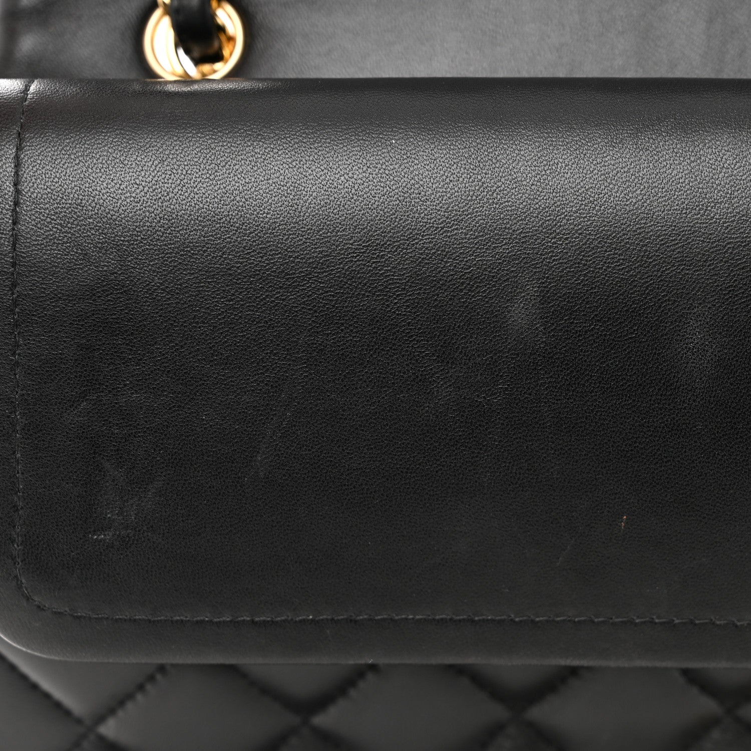 Chanel Lambskin Quilted Maxi Double Flap Black 13 of 14