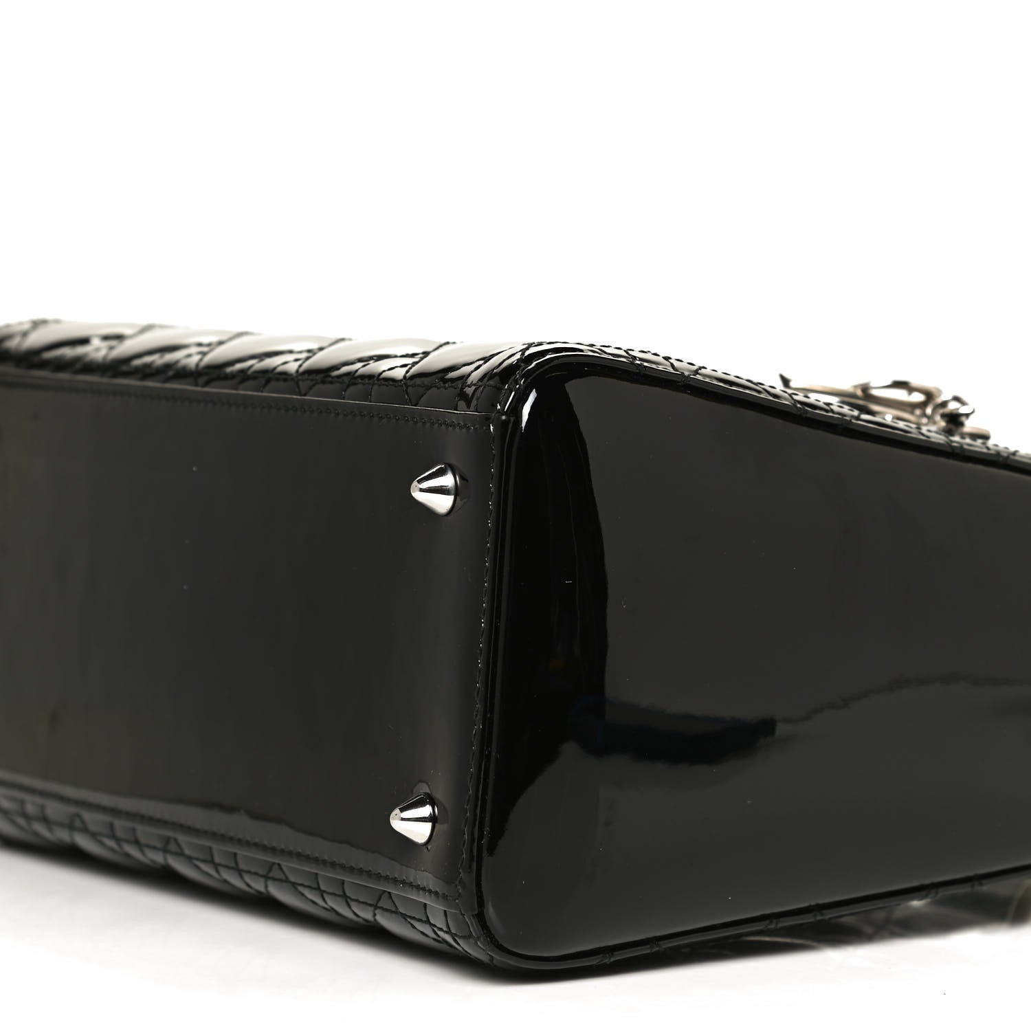 Christian Dior Patent Cannage Medium Lady Dior Black 10 of 10