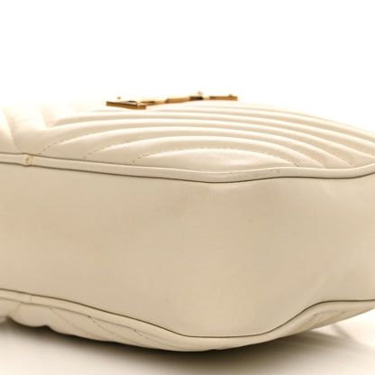 Saint Laurent Calfskin Matelasse Monogram Lou Camera Bag Crema Soft 10 of 19