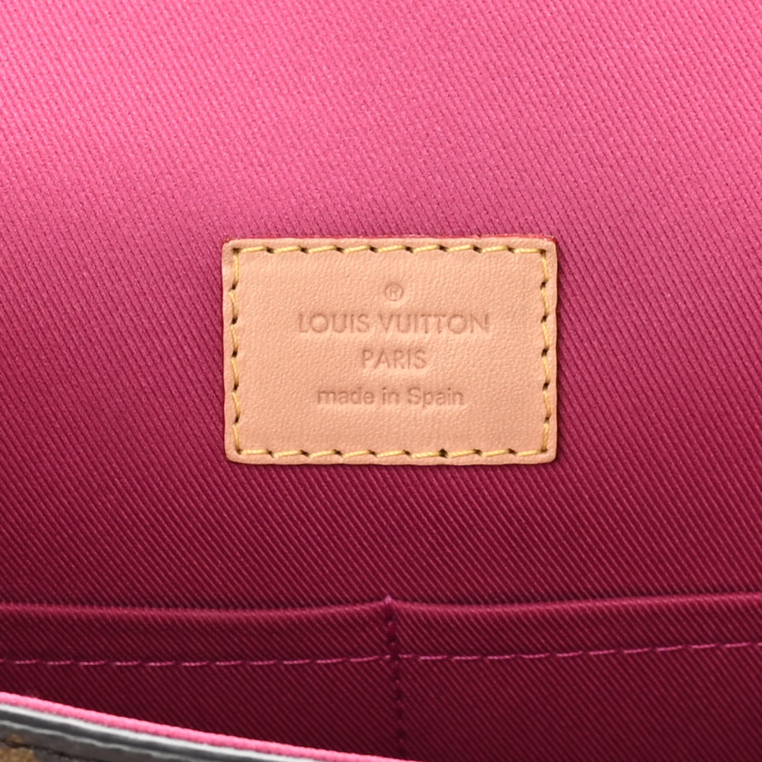 Louis Vuitton Monogram Cluny BB Bordeaux Fuchsia 5 of 8