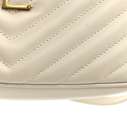 Saint Laurent Calfskin Matelasse Monogram Lou Camera Bag Crema Soft 12 of 13